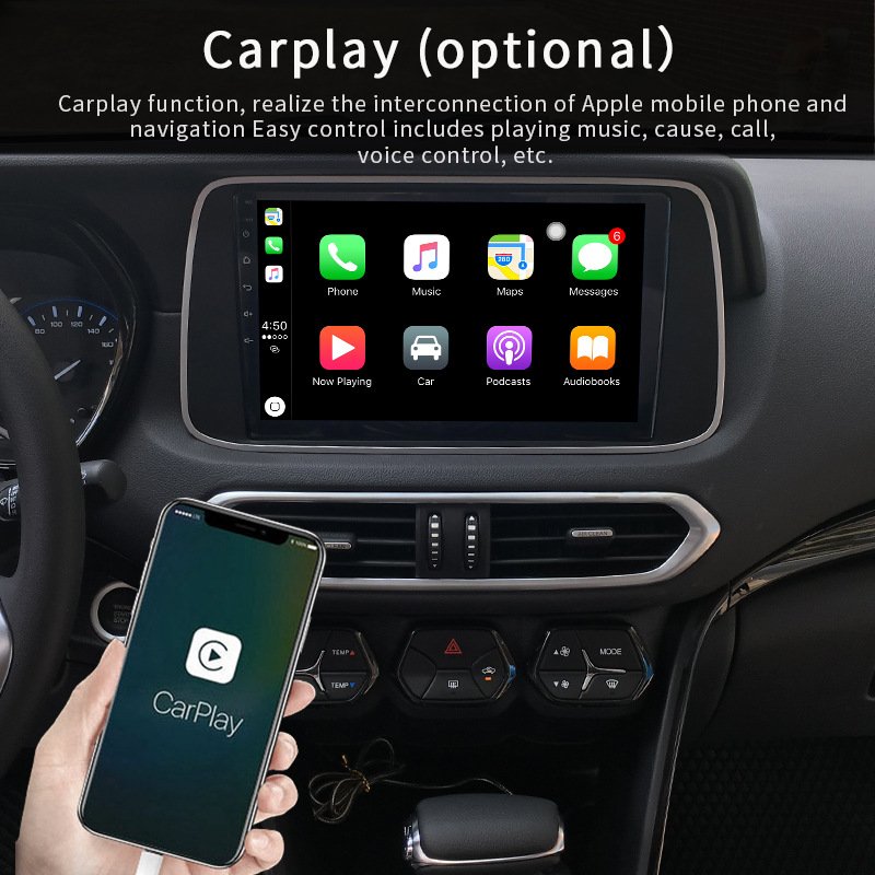 Car Android 12 Player 7/9/10 Inch Wifi/Gps/Fm/Rds/Bt/Aut/Ips/Carplay/Auto/Video output Instrument Panel Audio Stereo Radio 8227