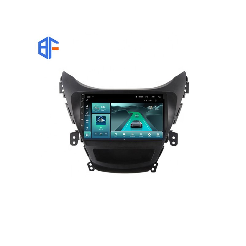 2 din 4 core Touch Screen Car radio 9" android stereo boss car audio for Hyundai Elantra 2012 Head Unit GPF FM WIFI Player