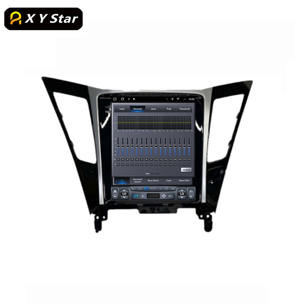 XYstar Tesla Style 10.4 Inch Android Gps Navigation Stereo Car Video Car Dvd Player For Hyundai Sonata 6 YF 2009 - 2014 DSP
