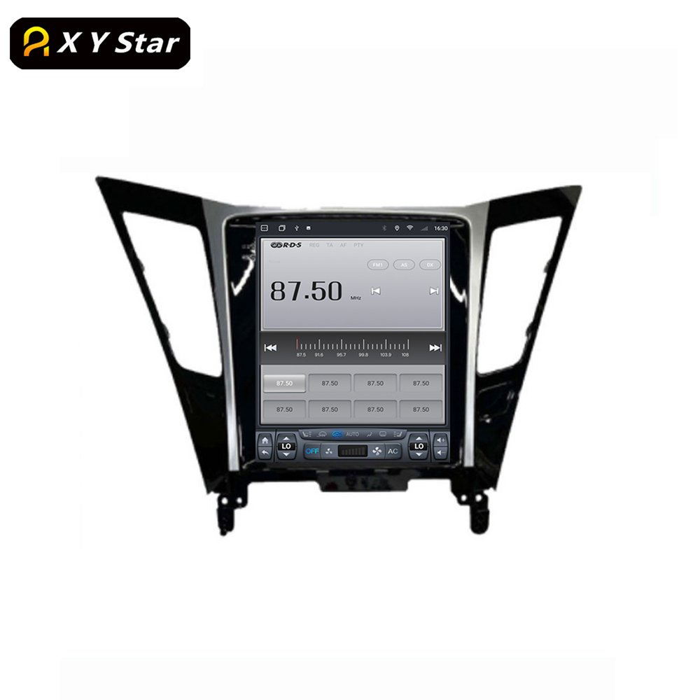 XYstar Tesla Style 10.4 Inch Android Gps Navigation Stereo Car Video Car Dvd Player For Hyundai Sonata 6 YF 2009 - 2014 DSP
