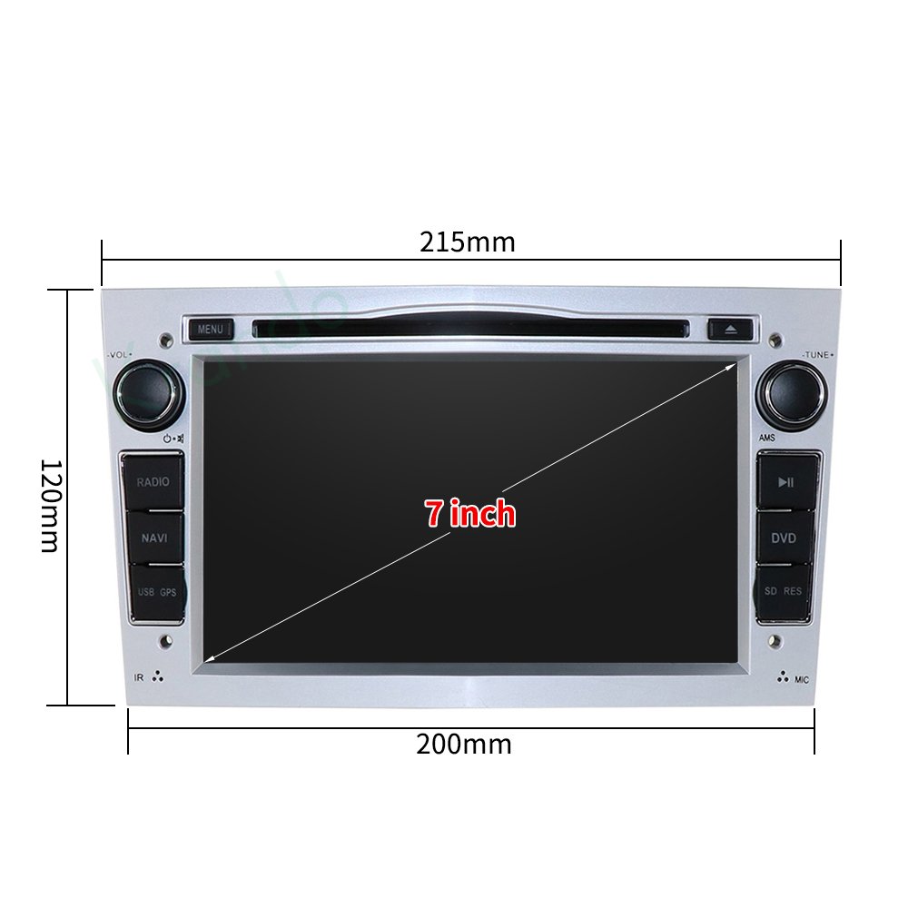 Krando 7" Android Car DVD GPS Radio Head Unit for Opel ASTRA VECTRA ANTARA ZAFIRA CORSA MERIVA 2004 - 2009 Car Multimedia