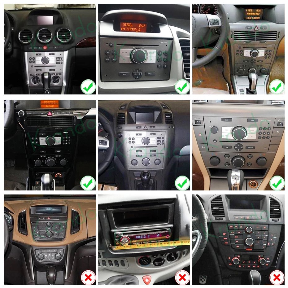 Krando 7" Android Car DVD GPS Radio Head Unit for Opel ASTRA VECTRA ANTARA ZAFIRA CORSA MERIVA 2004 - 2009 Car Multimedia