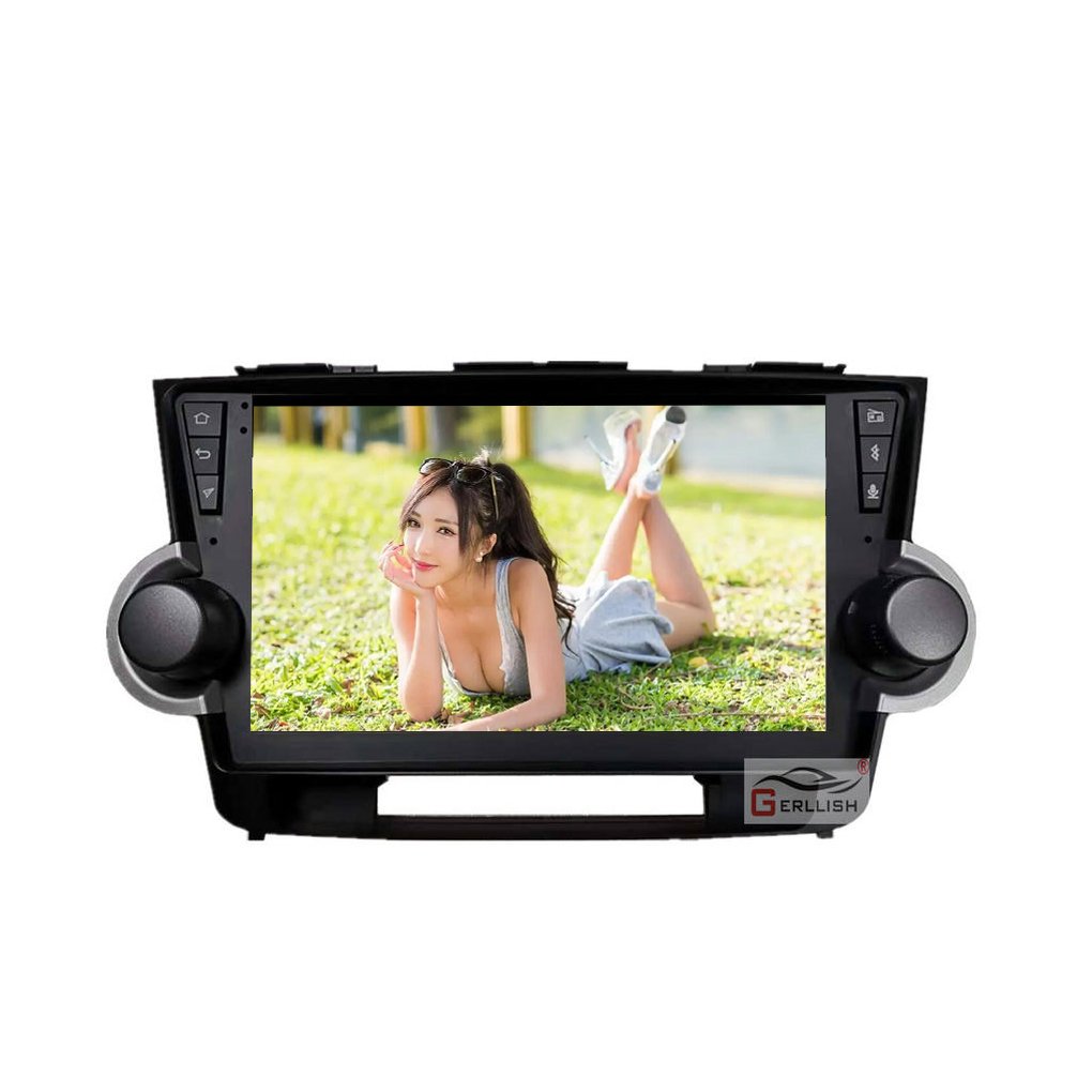 Android Car Multimedia Player For Toyota highlander 2007 2008 2009 2010 2011 2012 2013 Audio Radio video gps navigation stereo