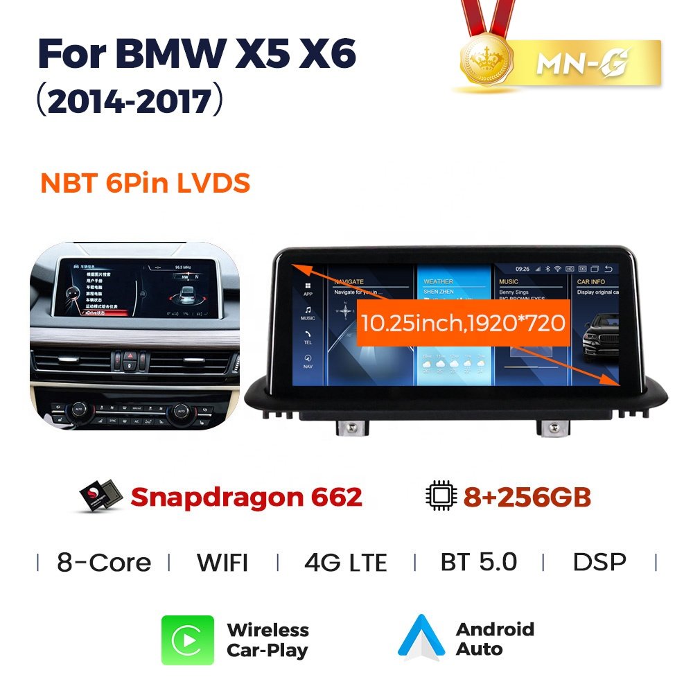 MEKEDE snapdragon 680 system car android DVD player radio SUPPORT DSP FM BT for BMW X5 F15 X6 F16 2014-2017 NBT 2017-2019 EVO