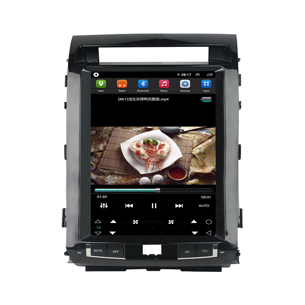 Carplay Auto Android touch car Screen GPS For Toyota Land Cruiser 2008 2009 2010 2011 2012 2013 2014 2015 Car Display Radio