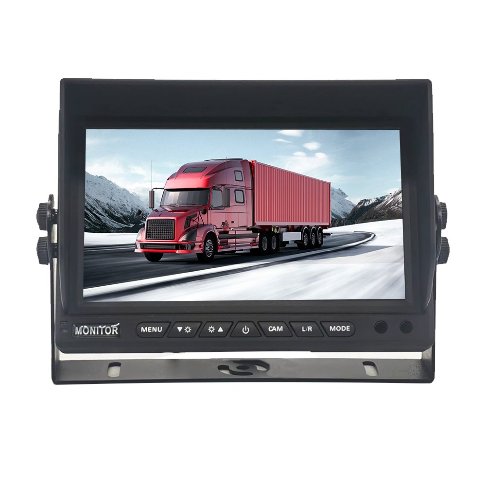 5 7 9 10 Inches High Quality Multi-channel 9-36v Wide Voltage AHD Screen Divisible HD Car Led Display Screen For Heavy Vehicles