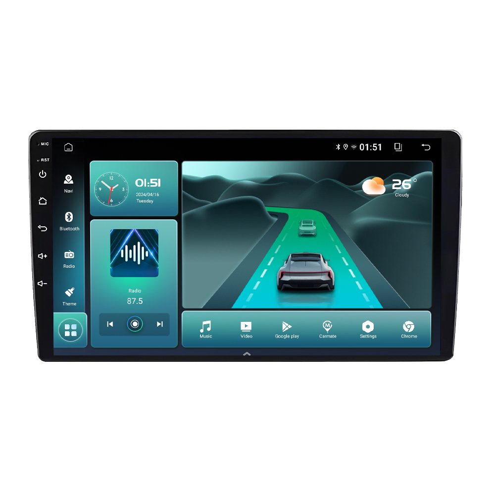 Custom TS10 auto 9 inch 6+128GB touch screen Universal car radio bluetooth android still cool car dvd player