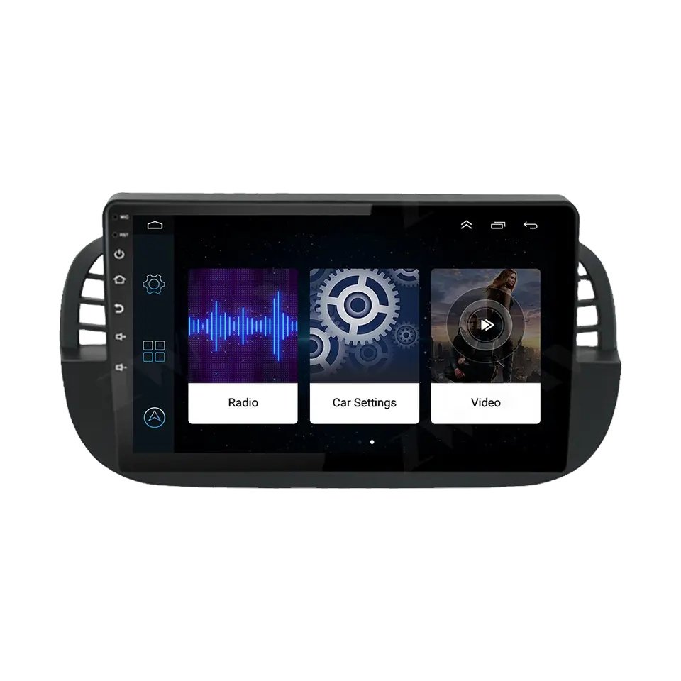 Factory Price 2 Din Car Stereo Audio DVD Player Car Multimedia Player Android Car Radio for FIAT 500 2007-2015