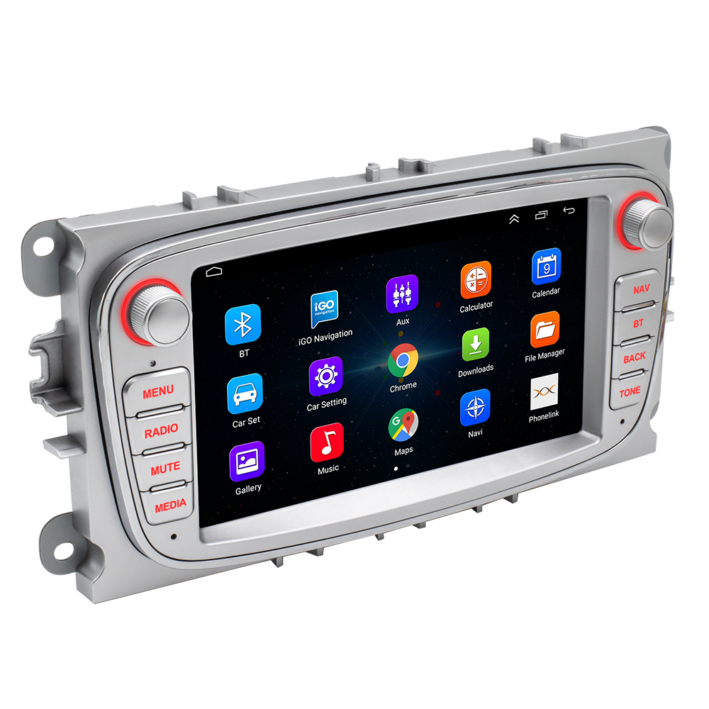 FORD Android IOS FM wifi gps navigation real-time display reversing image large screen dvd car player