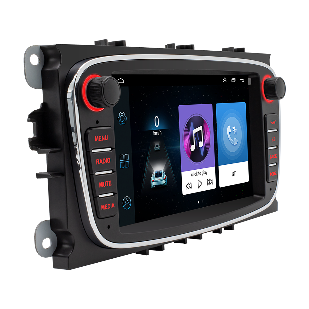 FORD Android IOS FM wifi gps navigation real-time display reversing image large screen dvd car player