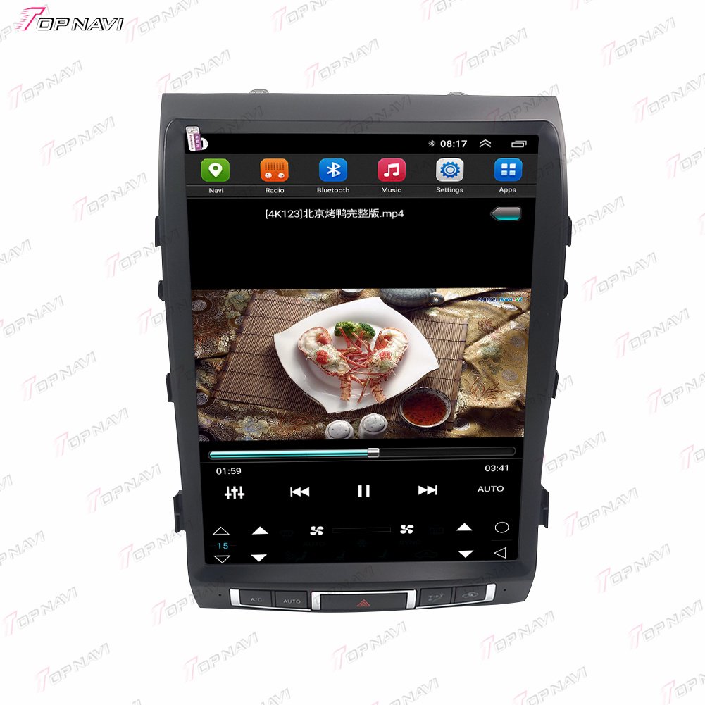 15.1 Inch Android Car DVD Player with GPS DSP and MP4 Models Built-In WiFi for Toyota Land Cruiser Auto Radio Navigator