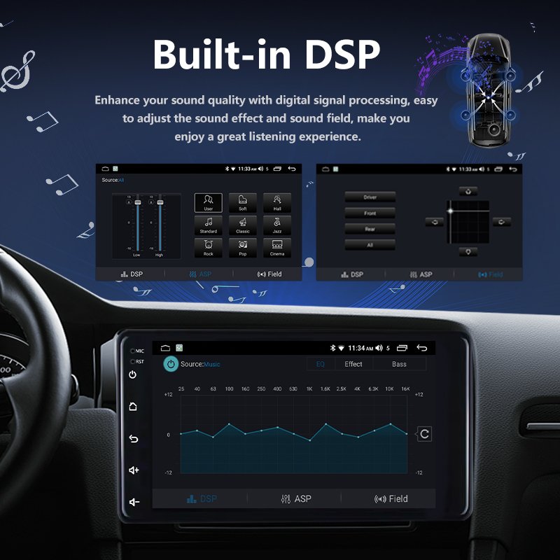 Factory N1pro 64GB 7 Inch Universal Android 12 Touch Screen Car Radios Stereo GPS Navigation Carplay Car DVD Player for Toyota