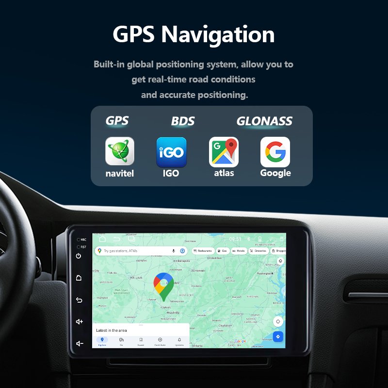 Factory N1pro 64GB 7 Inch Universal Android 12 Touch Screen Car Radios Stereo GPS Navigation Carplay Car DVD Player for Toyota
