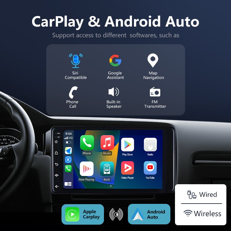 Factory N1pro 64GB 7 Inch Universal Android 12 Touch Screen Car Radios Stereo GPS Navigation Carplay Car DVD Player for Toyota