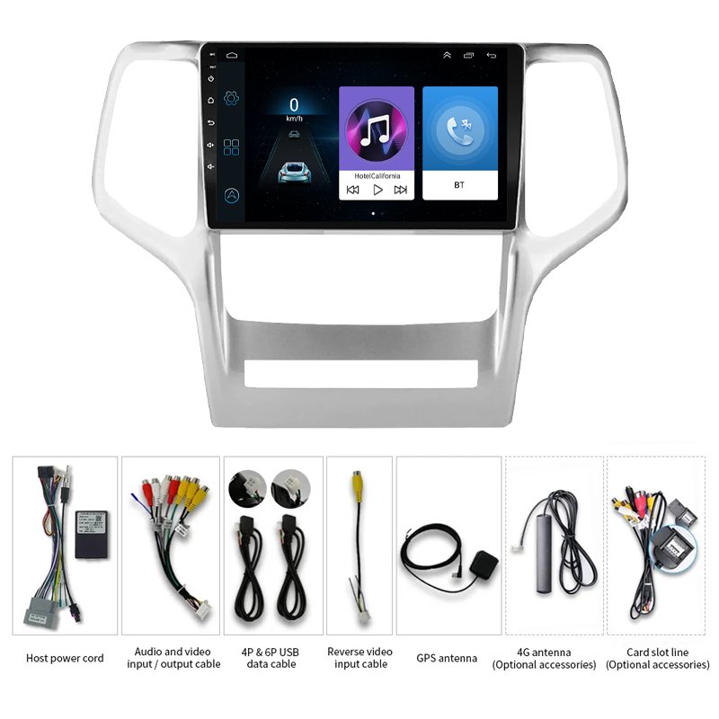 For Jeep Grand Cherokee WK2 2010-2013 Car Radio Multimedia Video Player Navigation GPS Android 11 2 din car dvd radio Carplay
