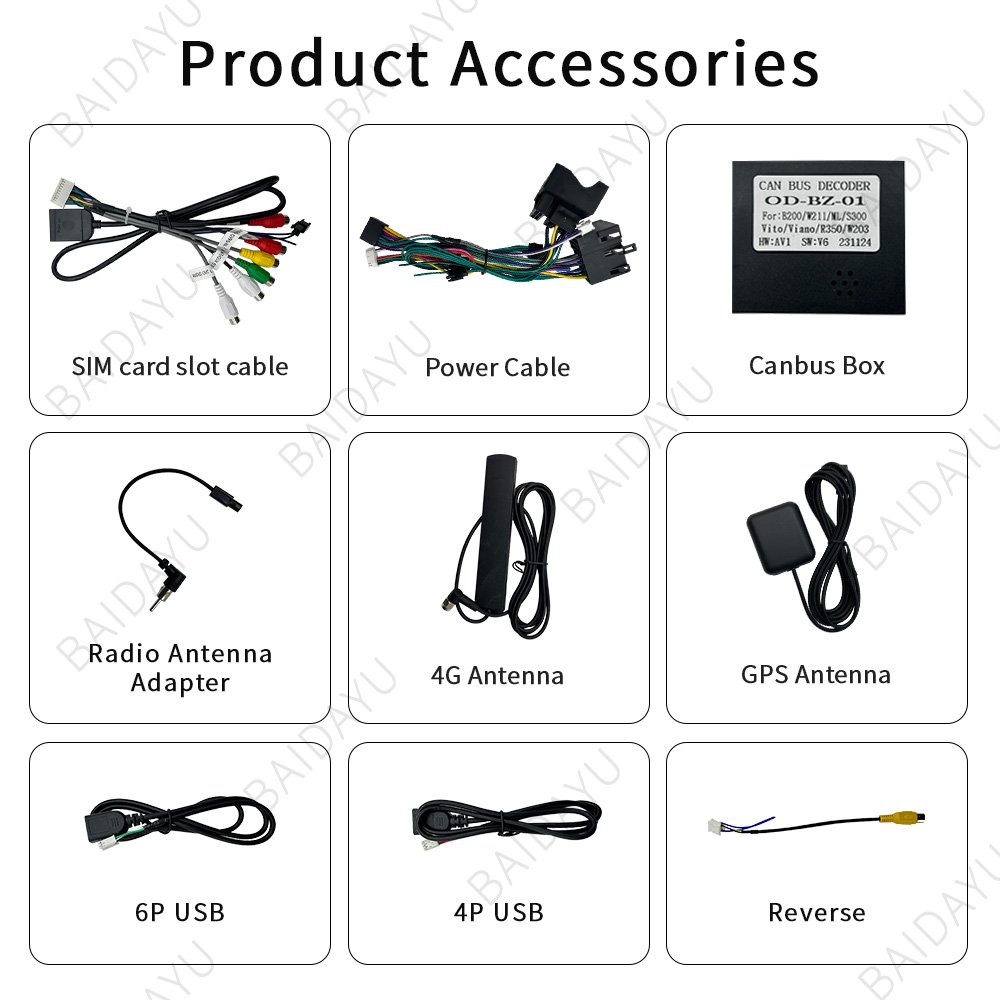 2 din 8inch android 13 car dvd player for Mercedes BENZ E-Class W211 multimedia system gps