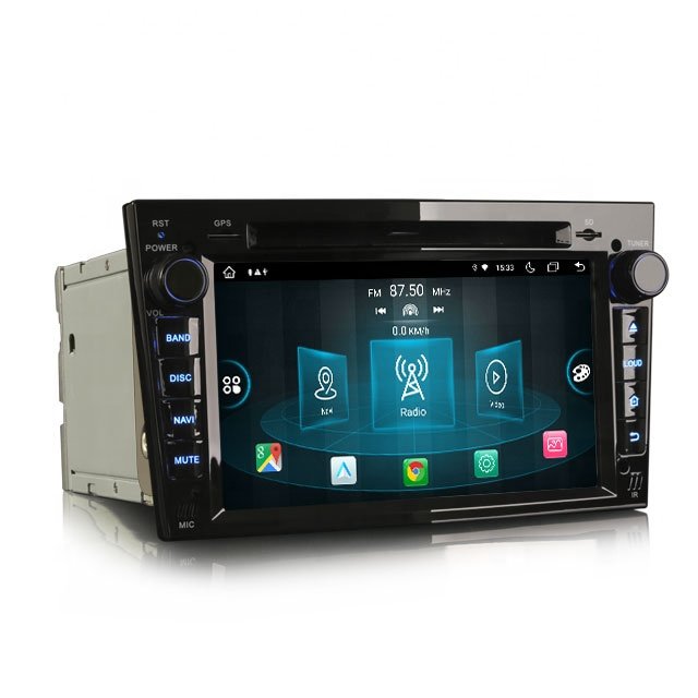 Erisin ES8960PB 7" 8 Core Android 11 Car DVD Player Wireless Carplay Navi Auto Car Radio for OPEL Astra (H)/Combo/Signum/Vivaro