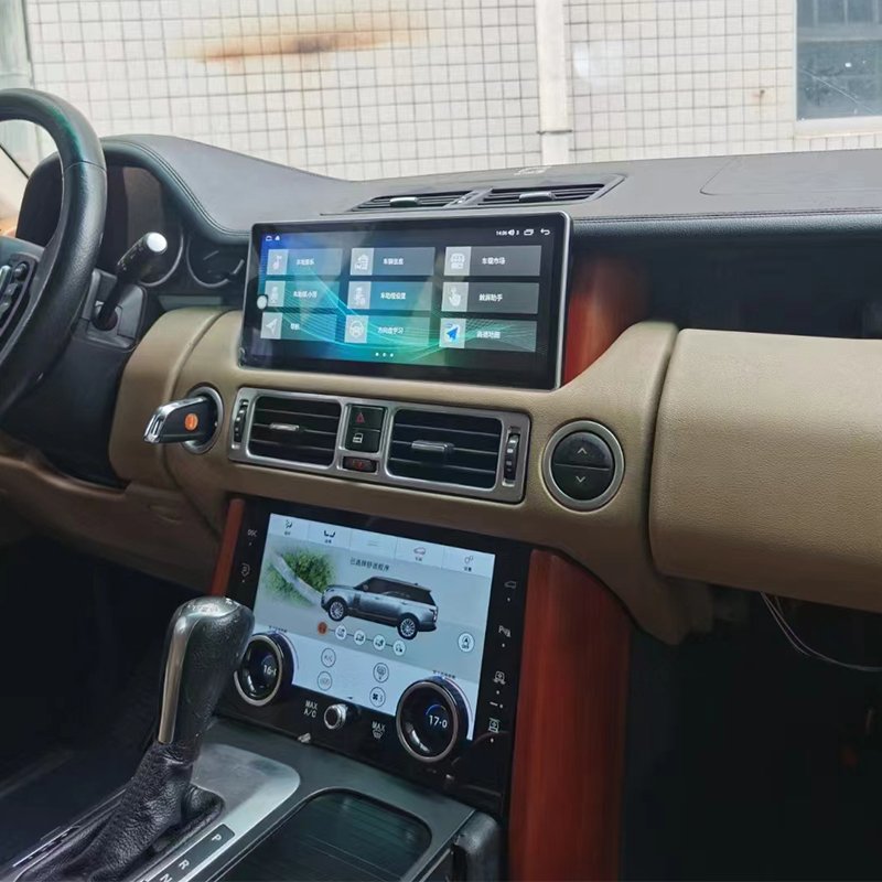 12.3" dvd car radio stereo android touch screen multimedia player carplay for Land Rover range rover V8