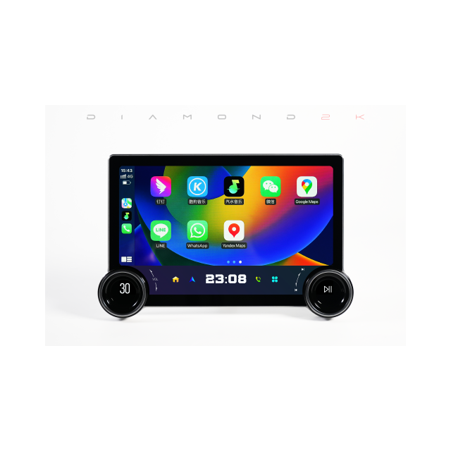 11.8 inch Diamond 2k Infotainment System 360 camera Qualcomm 2.4GHz 4G Sim DSP Radio Stereo Car Player Center Control GPS