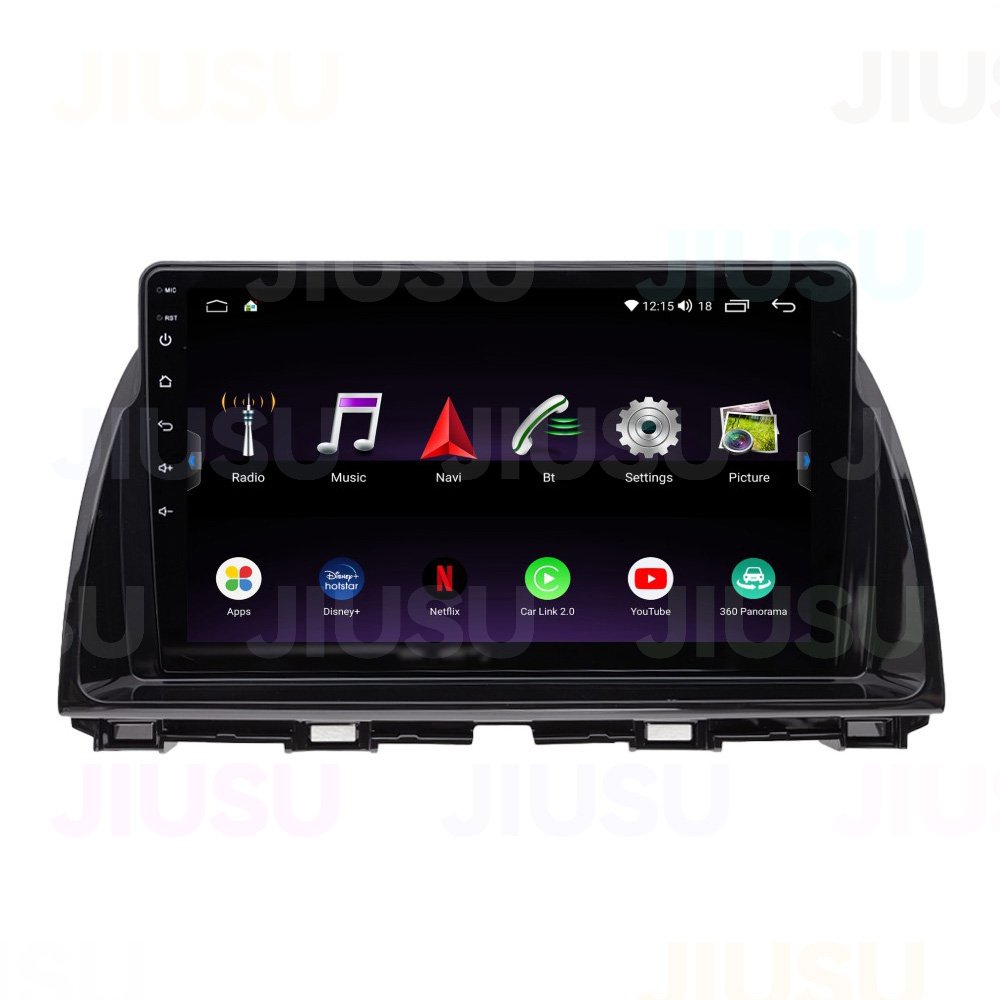 Android 12 Car Radio GPS Navigation DVD Player Stereo Multimedia Audio System for Mazda CX-5 2012-2015 with Carplay DSP DAB