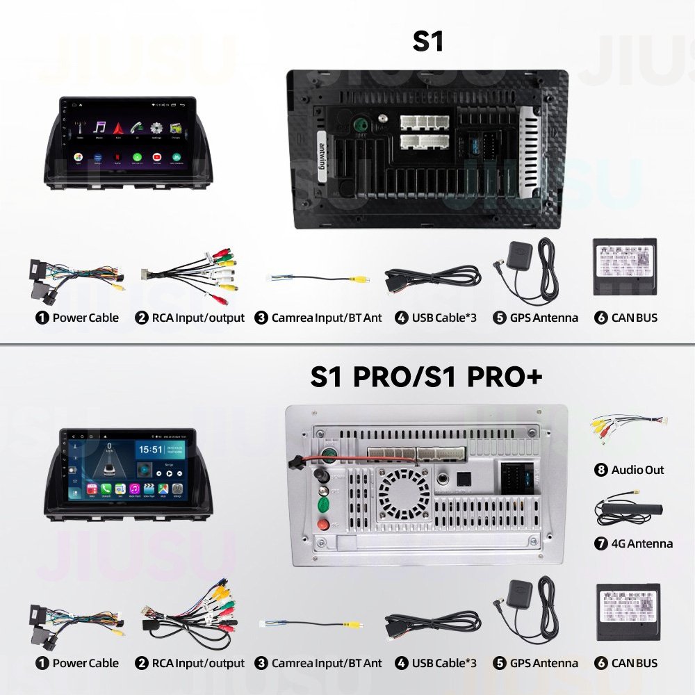 Android 12 Car Radio GPS Navigation DVD Player Stereo Multimedia Audio System for Mazda CX-5 2012-2015 with Carplay DSP DAB