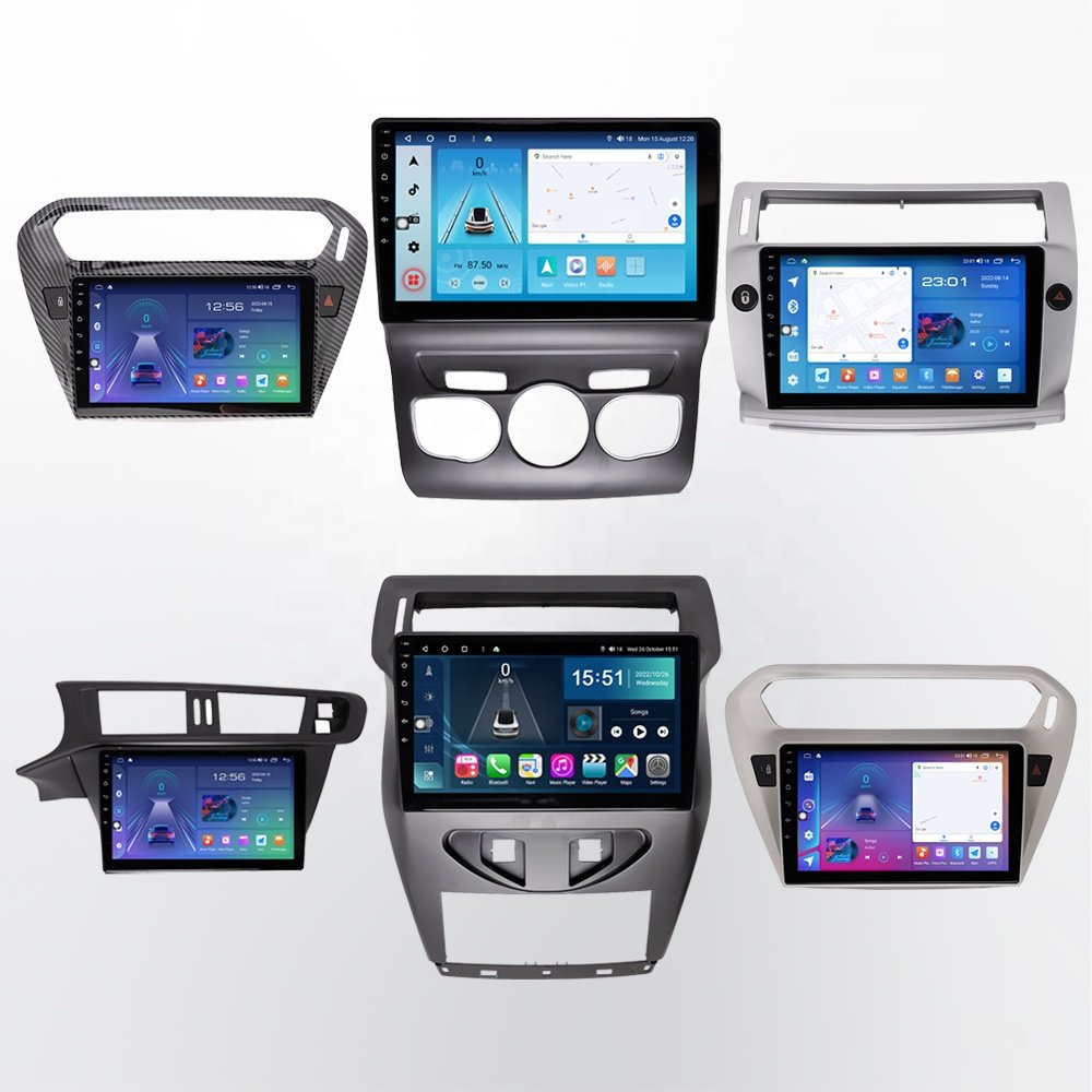 Android 12 Car Radio 9/10 inch Car Stereo Touch Screen Carplay Car Multimedia Player for Citroen C4 C1 DS5 C5 C2 C3 Elysee