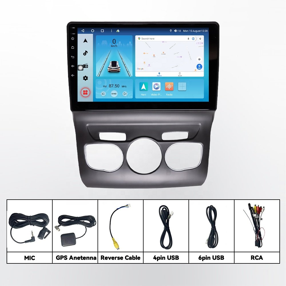 Android 12 Car Radio 9/10 inch Car Stereo Touch Screen Carplay Car Multimedia Player for Citroen C4 C1 DS5 C5 C2 C3 Elysee