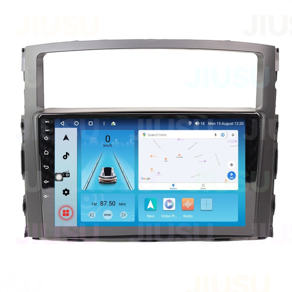 Android 12 Car Radio GPS DVD Player Stereo Multimedia Audio System for Mitsubishi Pajero 4 V80 V90 V93 V97 2006-2012 withCarplay