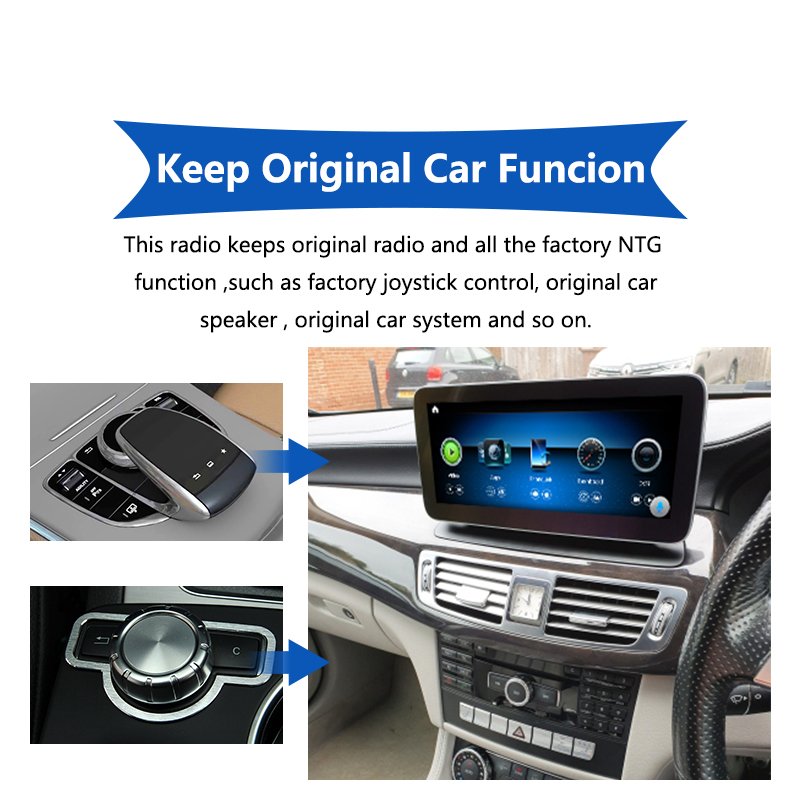 10.25" Android 10 LHD RHD DVD player For car Benz C-class W204 2011-2014 NTG 4.5 GPS Navigation Carplay Car Video Radio Players