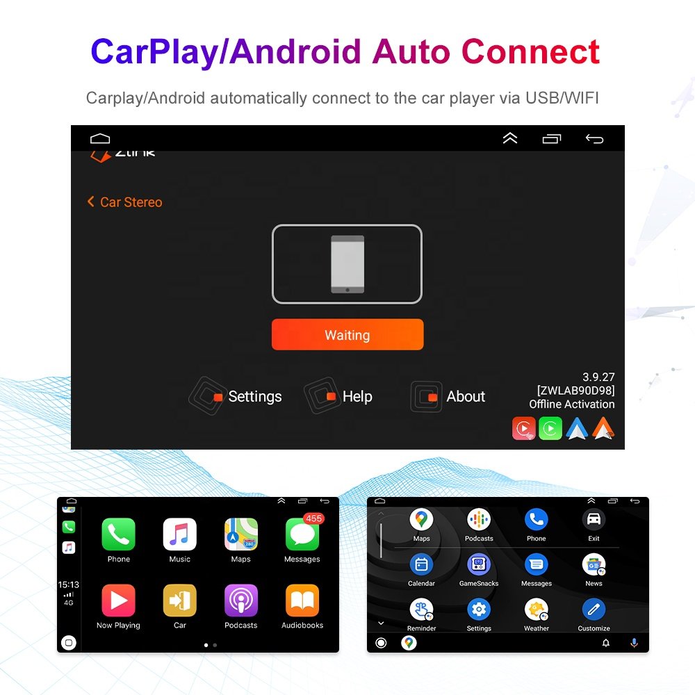 (USA Stock) Podofo 8" Android Car Stereo Radio 1+32G Carplay Android Auto For GMC /Chevrolet /Buick /Hummer GPS Wifi Hifi FM RDS