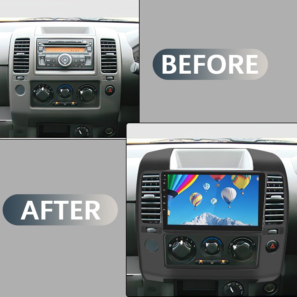 (US/EU Stock) Podofo 9" Android Car Stereo For Nissan NAVARA 2006-2012 Autoradio Wireless Carplay Android Auto GPS Wifi Hifi RDS