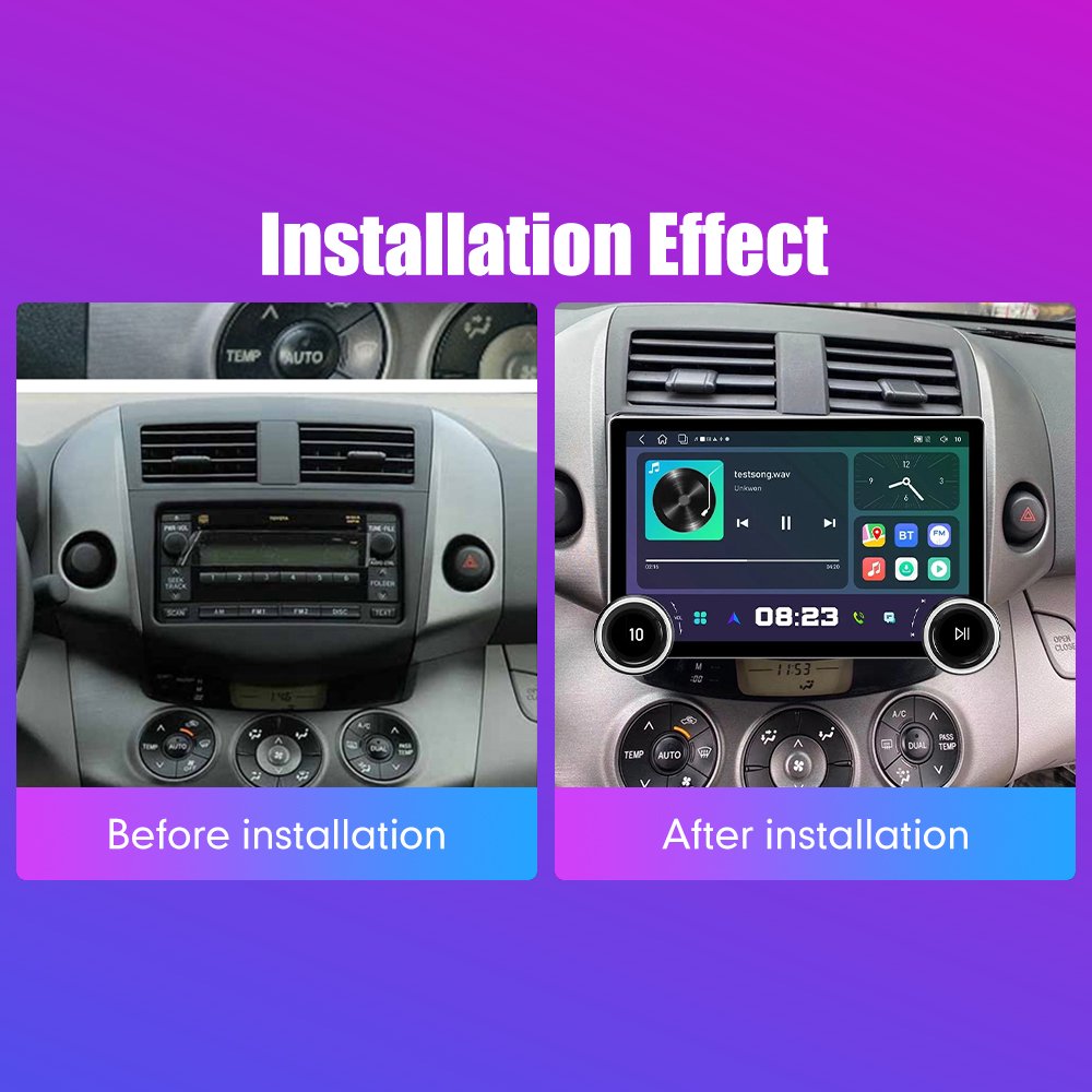 11.8Inch Car Radio For Toyota RAV4 2007-2012 DIAMOND 2K QLED Screen 2Din Android Car Stereo Car DVD Player Carplay DSP