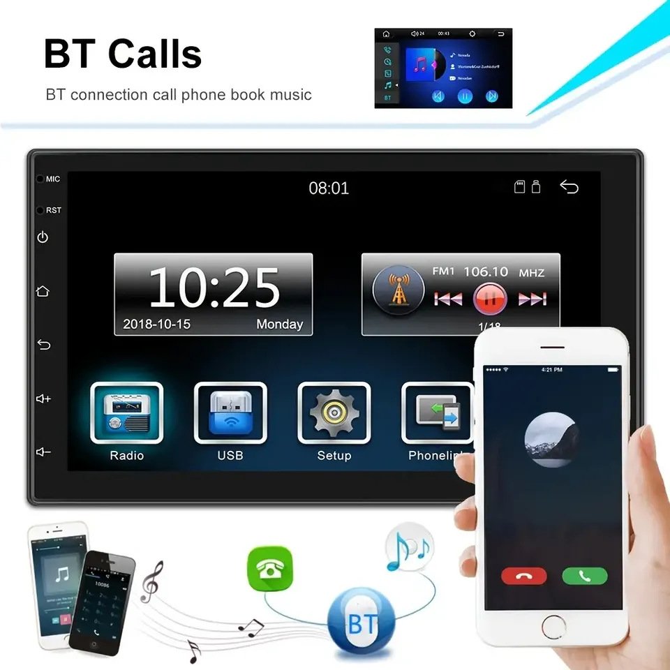 YOSOVLAMP 7-inch car DVD player car center console CarPlay versatile universal machine Android large screen navigation
