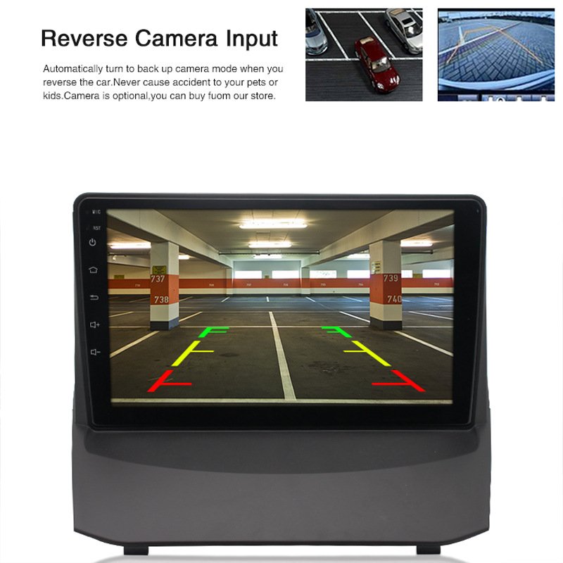 Android 2 Din 9 Inch Multimedia Navigation GPS Car DVD Player Car Radio Stereo for Ford Fiesta 2009-2017