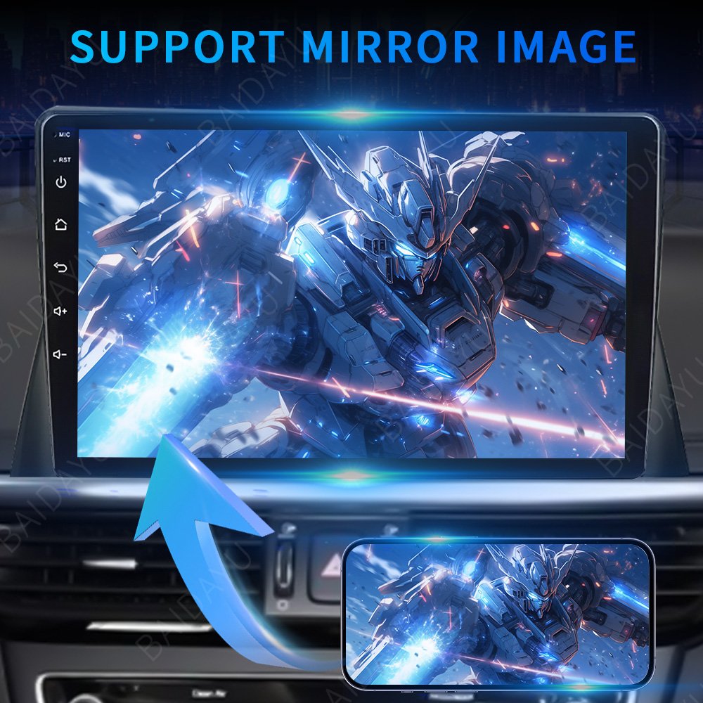 Android 13 2+32G IPS 10Inch 1280*720 Car DVD Player touch screen Universal 2Din Gps Navigation