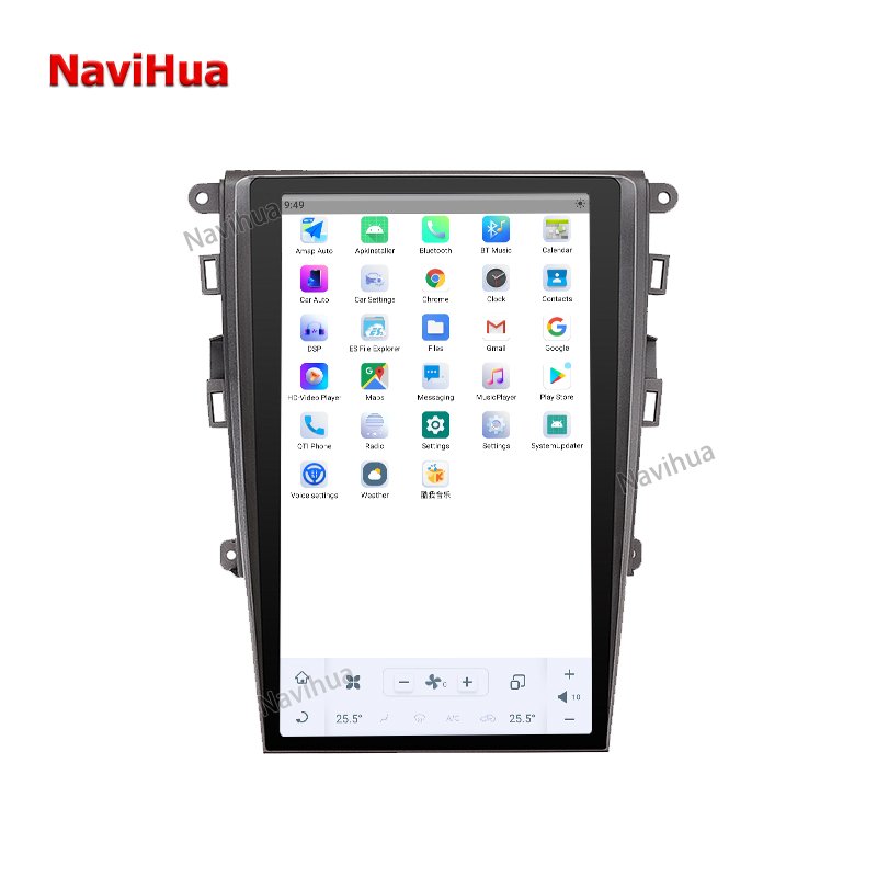 Navihua 12.1 Inch Android Car Radio Car GPS Navigation DVD Player for Tesla Style Ford Mondeo Fusion 2013 2014 2015 2016 2017