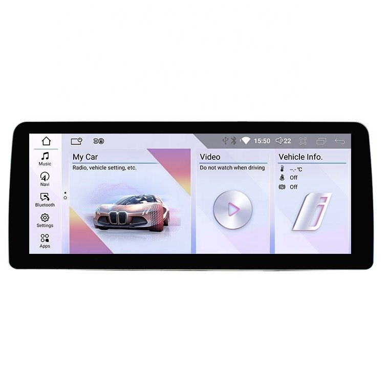 Android 11 1920*720 Upgrade 5 Series Gt Android Auto Radio Cic Nbt Touchscreen Players Accessories Car video F07 Android For Bmw