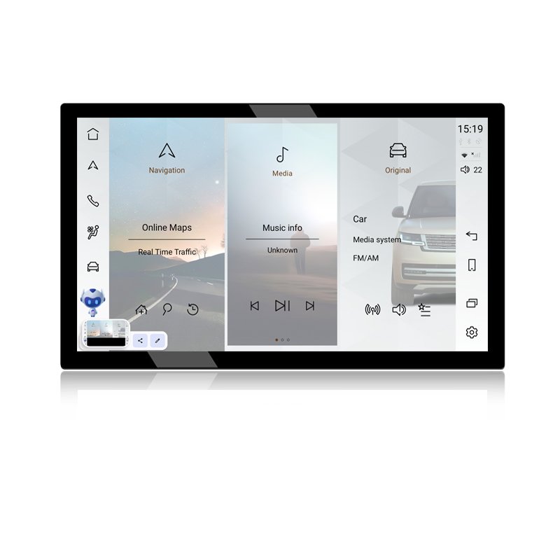 1600*1200p HD 13.3 Inch Full Curved Touch Screen 8 Core CPU Android 13 Radio for Range Rover Evoque Navigation Carplay