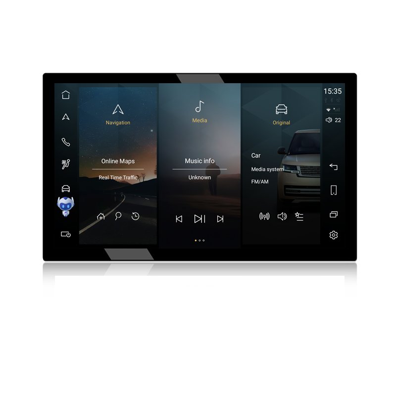 1600*1200p HD 13.3 Inch Full Curved Touch Screen 8 Core CPU Android 13 Radio for Range Rover Evoque Navigation Carplay