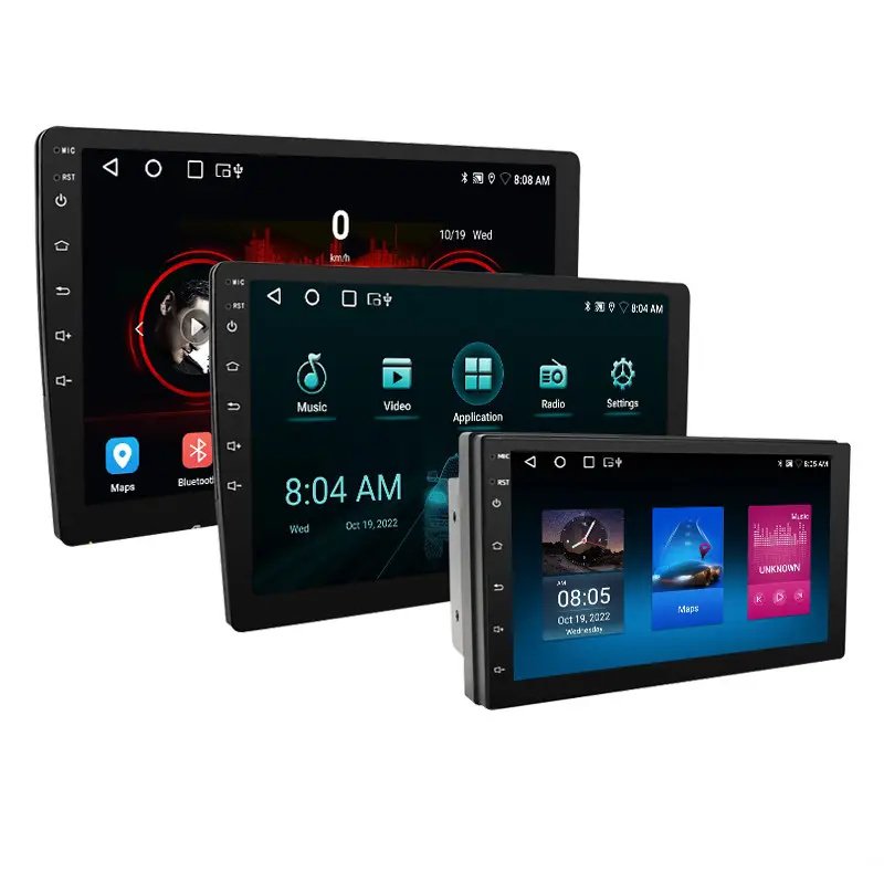 Lancol IPS TN screen car dvd player double din car stereo 9 inch FM GPS car radio