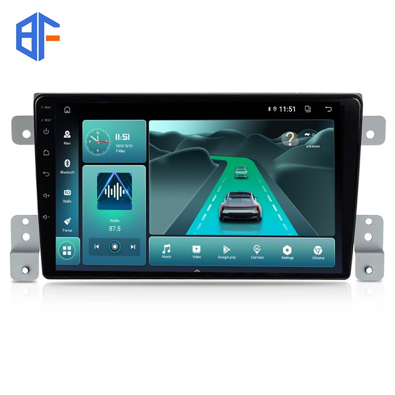 Android 10.0 4 Core 2+32GB WIFI DSP Car DVD Player for Suzuki Grand Vitara 2005-2015 Head Units GPS Carplay Stereo