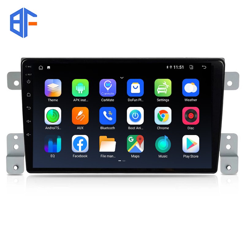 Android 10.0 4 Core 2+32GB WIFI DSP Car DVD Player for Suzuki Grand Vitara 2005-2015 Head Units GPS Carplay Stereo