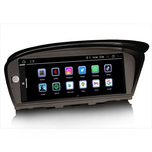 Erisin ES3360C Qualcomm Snapdragon Android 13 Car Stereo for BMW CCC E90 E91 E92 E93 E60 E61 E63 GPS Satnav CarPlay Car Radio