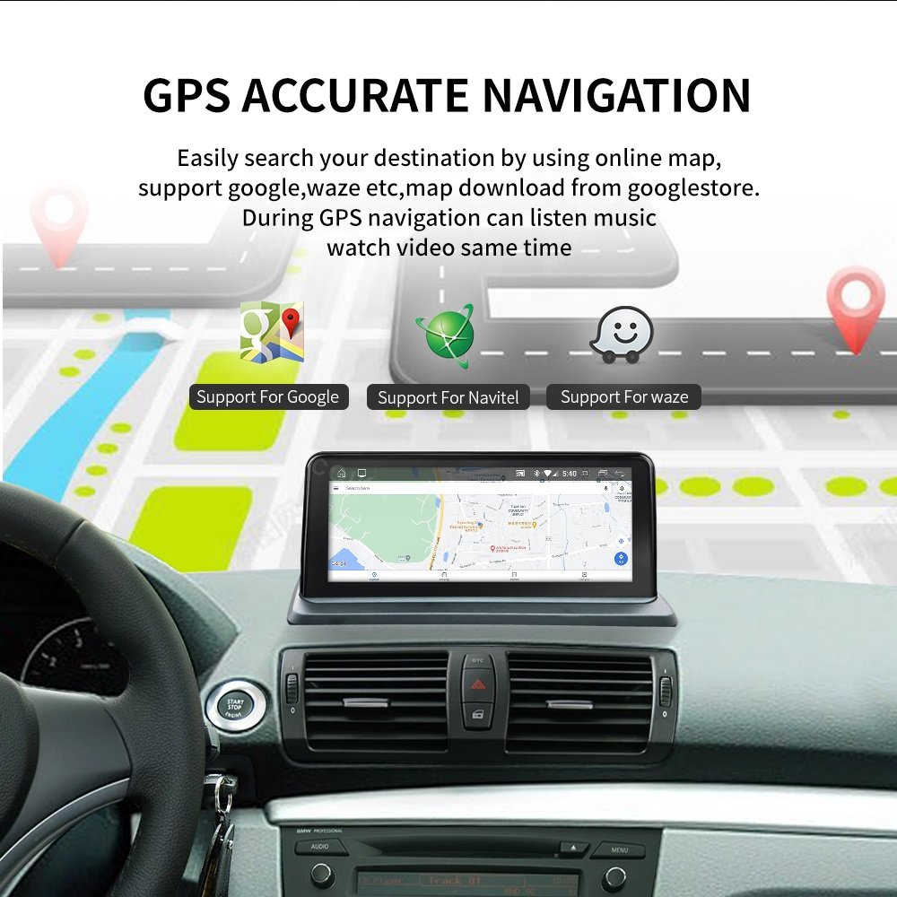 E87 E81 E82 E88 2005-2012 Android 13 Screen GPS Navigation Carplay WIFI 4G SIM BT Car DVD Player For BMW