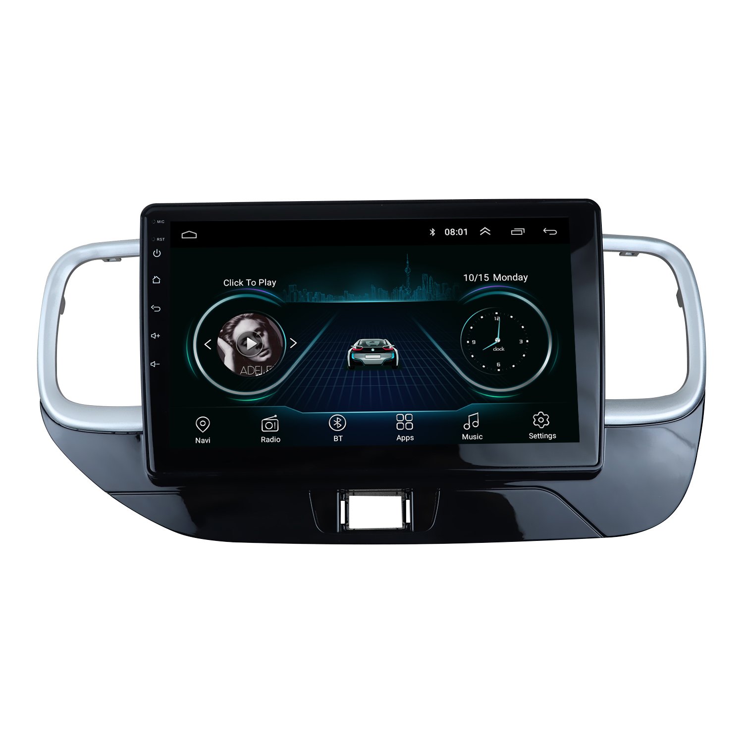 Car Radio Fascia for HYUNDAI VENUE 2019 10.1 INCH RHD Stereo DVD Player Install Surround Trim Panel Kit Face Plate Audio Frame