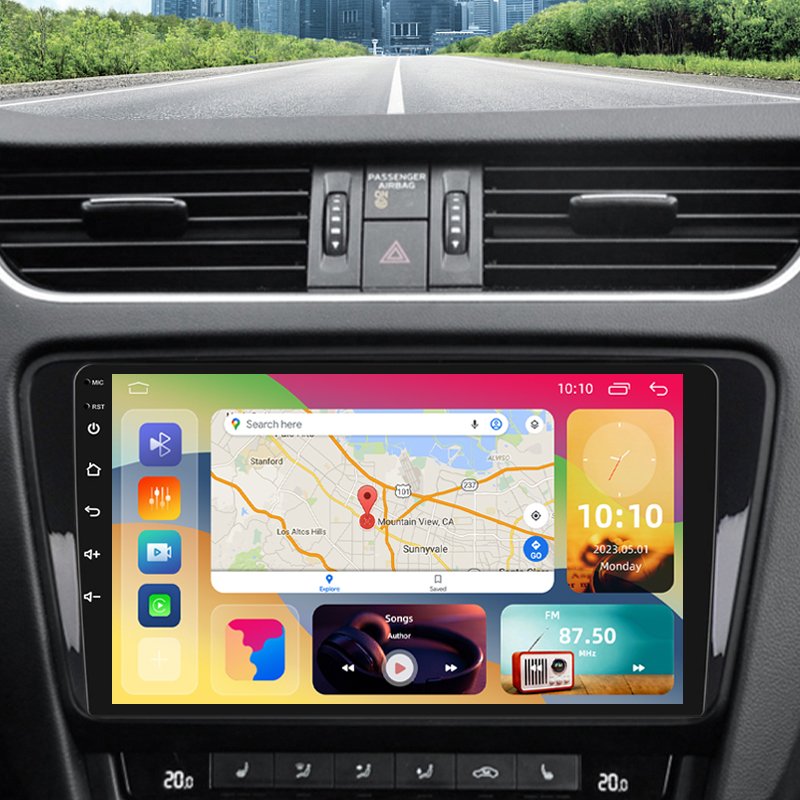 HENMALL 9" Universal 1280*800 IPS Screen 4 Core 1G+32G Car DVD Player Stereo Audio 2 Din Android Car Radio GPS Navigation