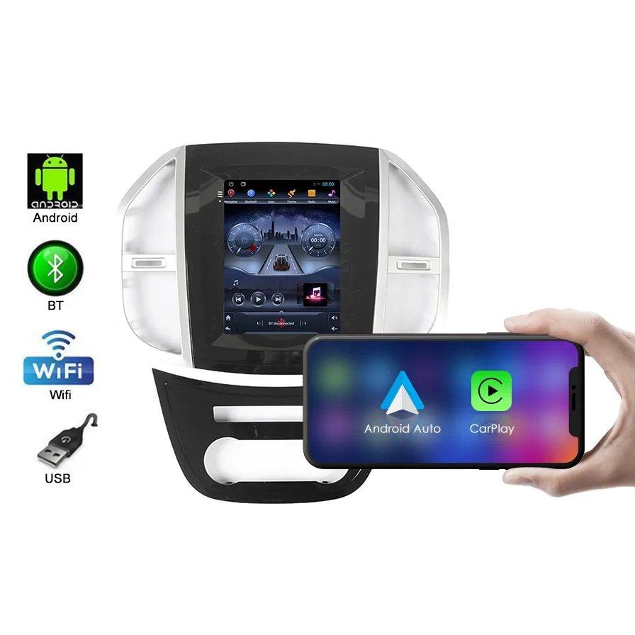 Maisimei Vertical Screen Android Car Radio For Benz Vito 2016-now 9.7 INCH Car DVD Multimedia Player IPS Touch Screen