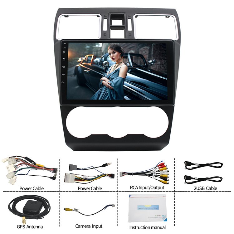Touch Screen Gps Navigation Autoradio Player Car Radio Stereo Multimedia For SUBARU FORESTER XV WRX LEVORG 2015 2016 2017 2018