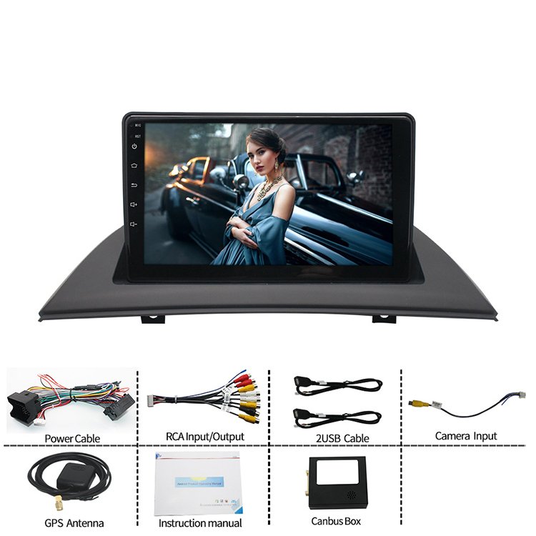 9 Inch 2 Din Touch Screen Android Auto Carplay Video Stereo Car Multimedia Player For Bmw X3 E83 2003~2008 2009 2010