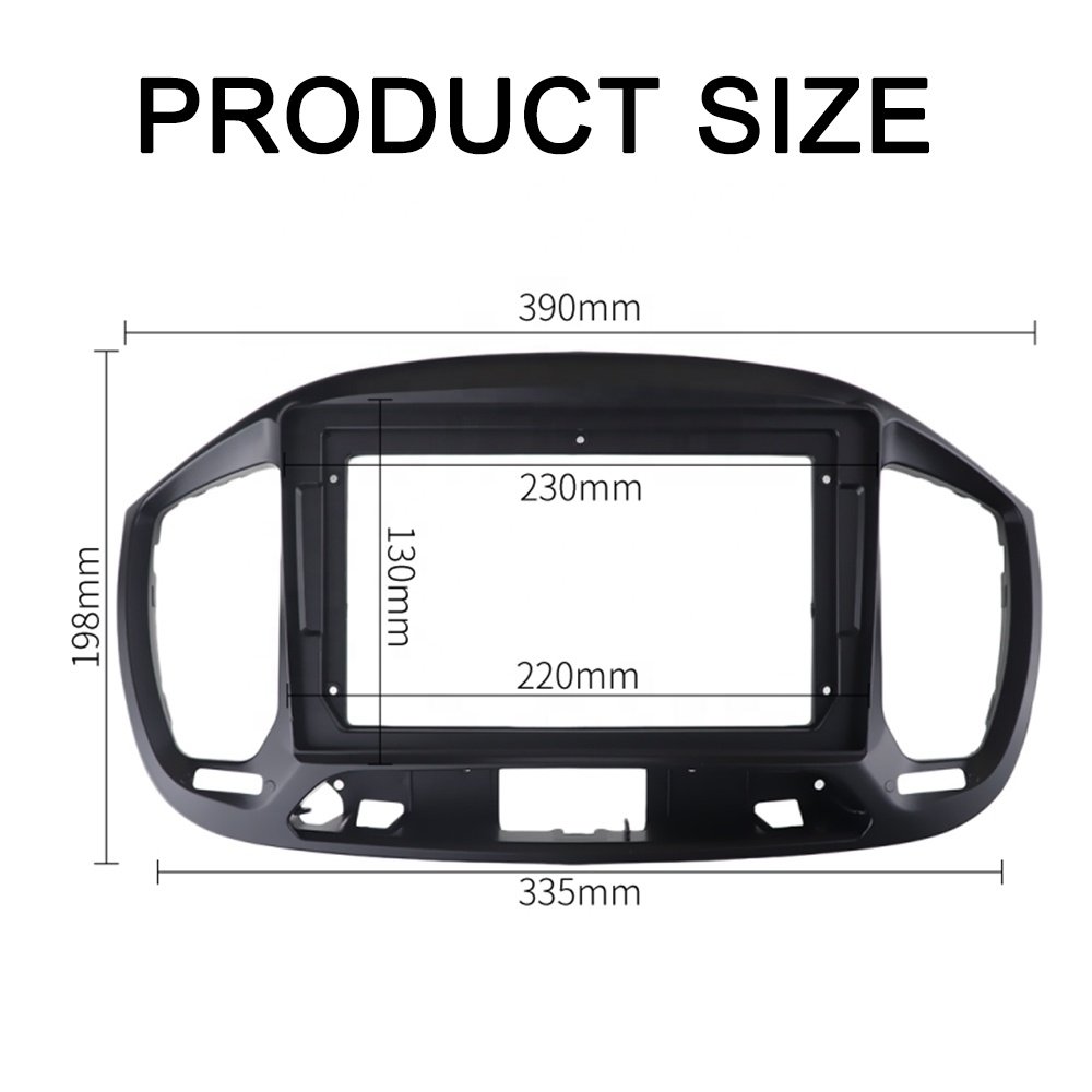 Radio Fascia for FIAT UNO 2015 9 INCH Car Audio Frame Stereo GPS DVD Player Install Panel Dash Panel Surround Trim Face Plate